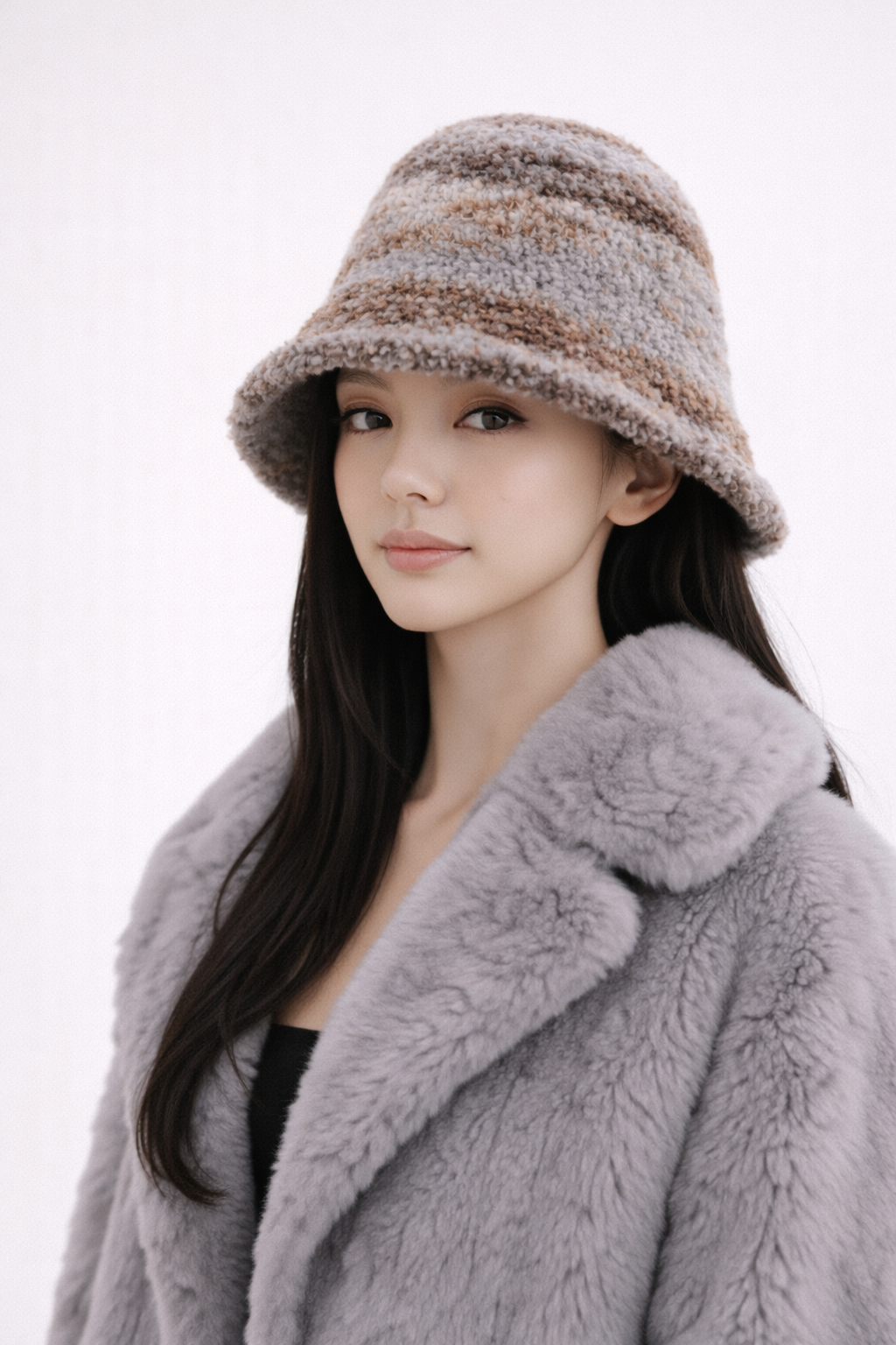 Signe Lundqvist | Zachte Hoed met Gemêleerde Textuur