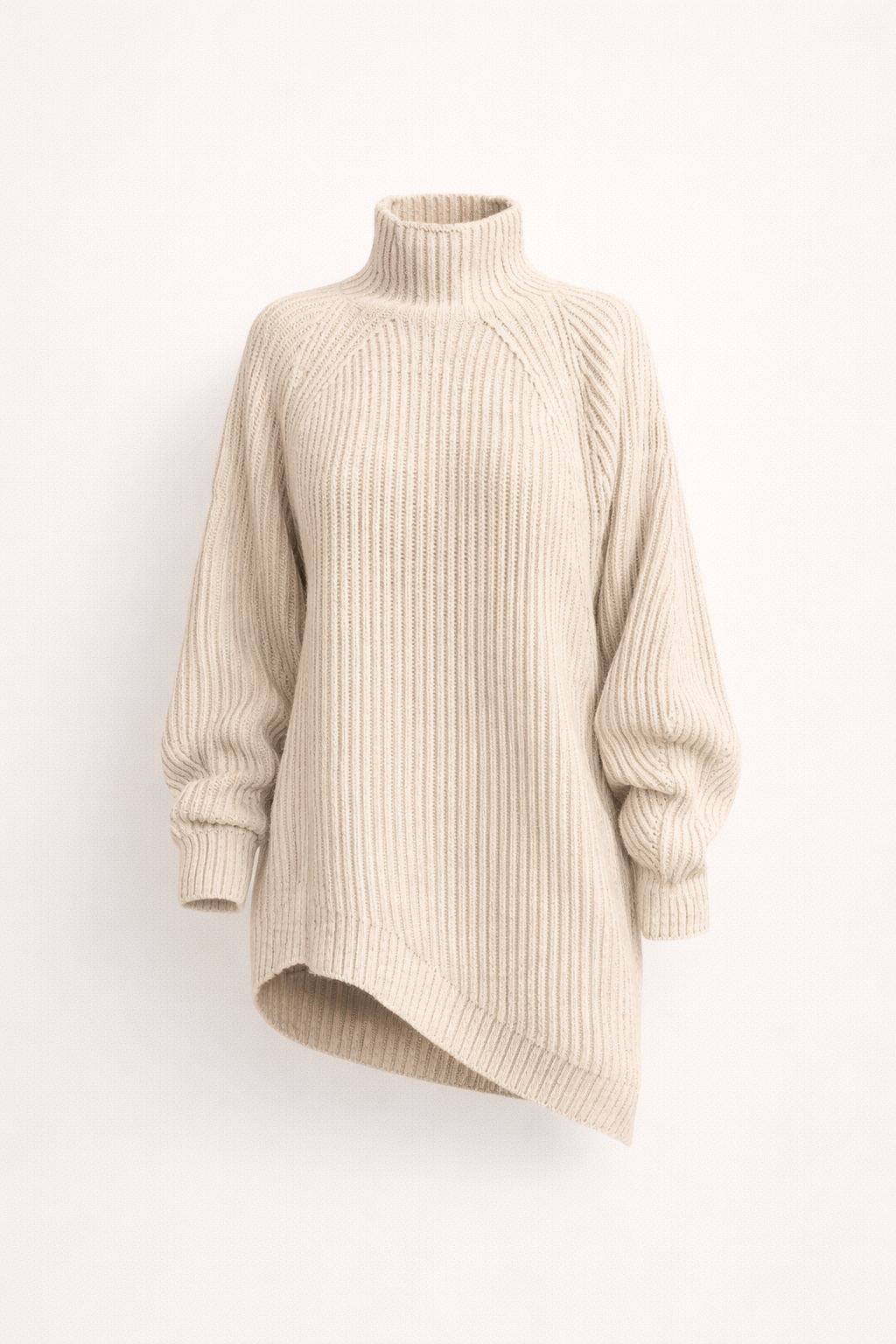 Sophia Anderson | Cozy Ribbed Turtleneck Sweater Dress