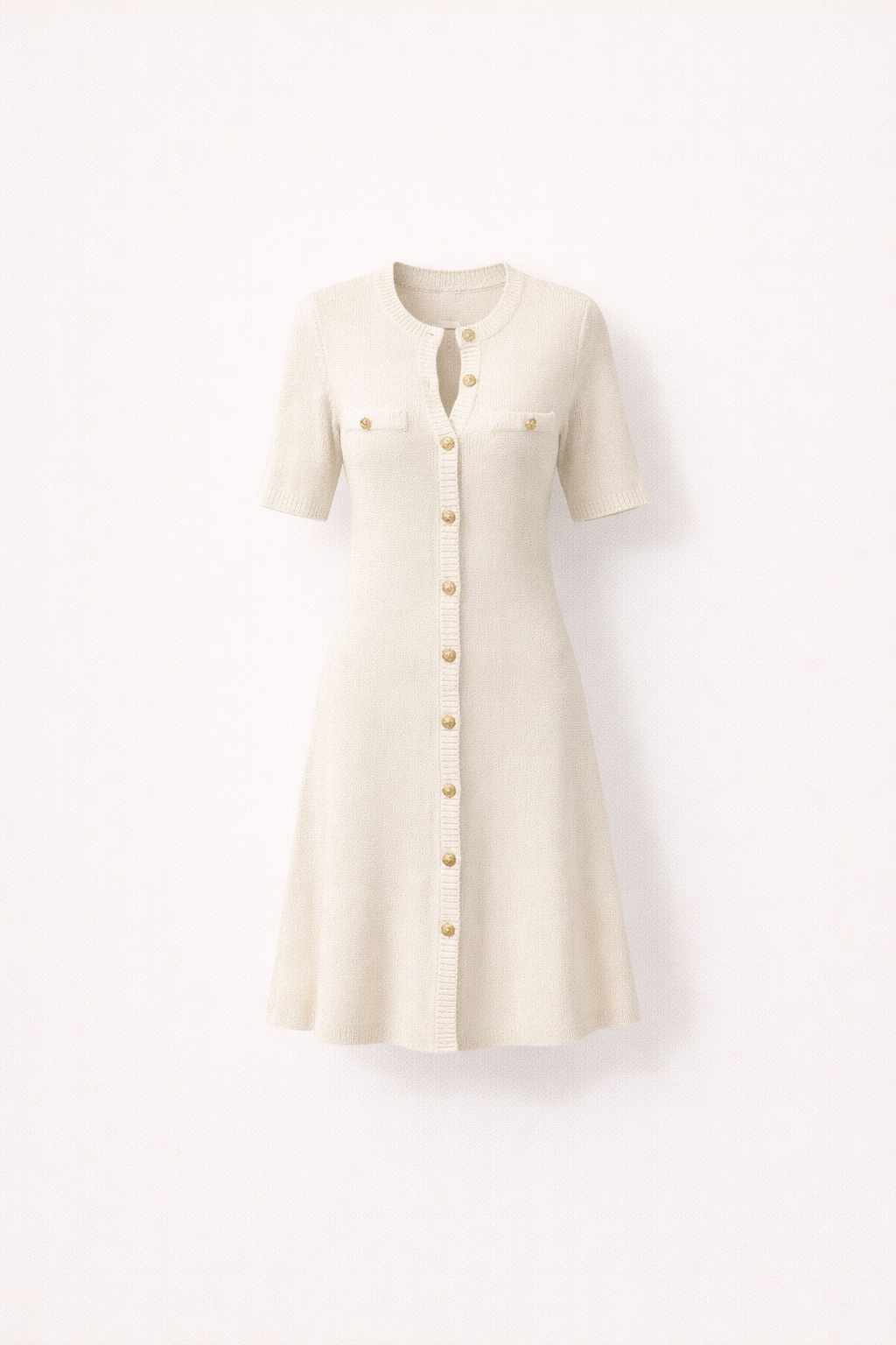 Emily Dawson | Gebreide knoopjurk | Jij voelt je moeiteloos chic en zelfverzekerd, waar je ook loopt