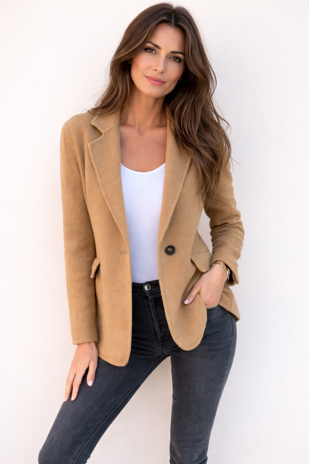 Amina Khalil | Tijdloze Wollook Blazer
