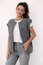 Taylor Monroe | Mouwloos Vest met Tijdloze Minimalistische Look