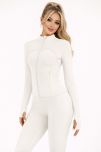 PRODUCTTITEL Aaliyah Noor | Sculpting Active Zip Jacket