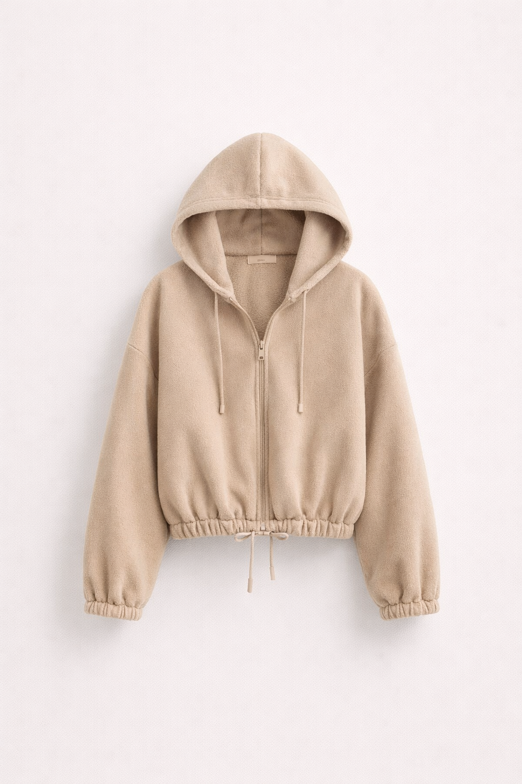 Rania Al-Khatib | Cropped Hooded Zip Vest