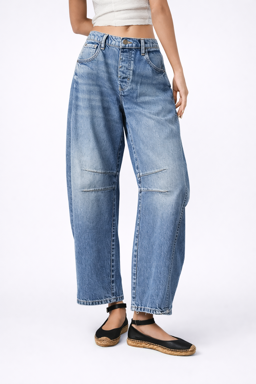 Cleo | Zomerse Katoenen Wide Leg Broek
