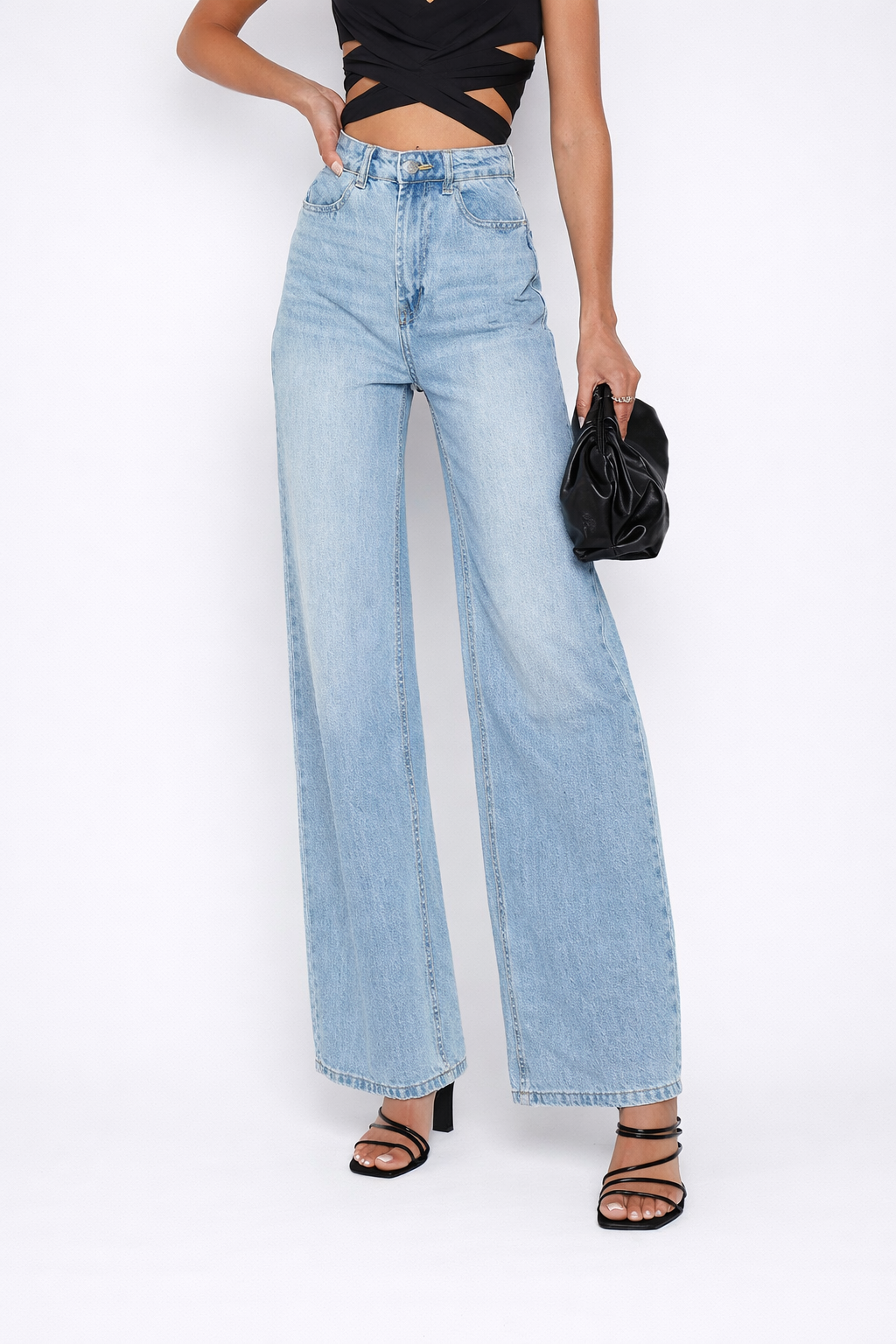 Jasmin | All-Season Wide Leg Denim Jeans