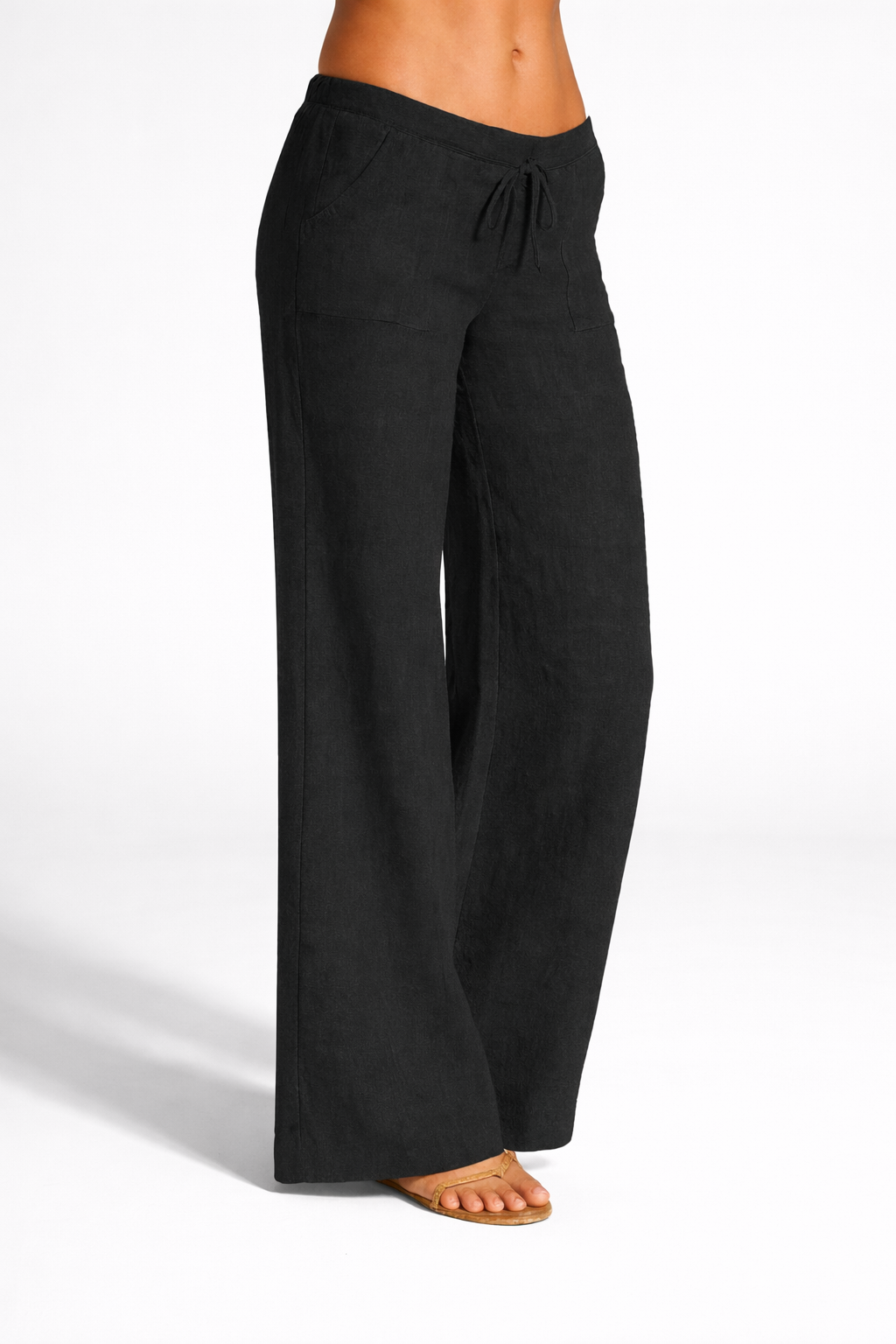 Christa | Zomerse Linnenmix Wide Leg Broek