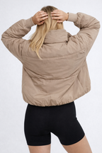 Nadia | Herfst/Winter – Lichtgewicht Warmte – Cropped Puffer Jacket