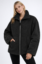Amara | Herfst/Winter – Zachte Wolblend – Oversized Fleece Jacket