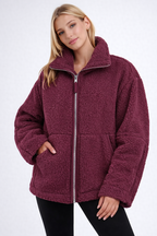 Amara | Herfst/Winter – Zachte Wolblend – Oversized Fleece Jacket