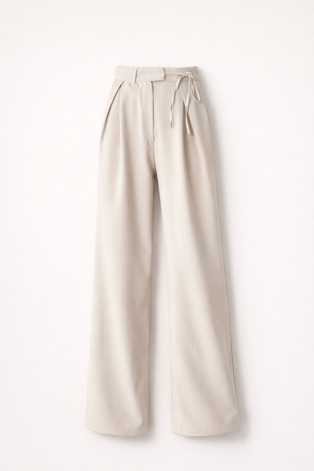 Lauren Mitchell | Satin Wide Leg Trousers | Vloeiende elegantie met een moeiteloos luxe uitstraling