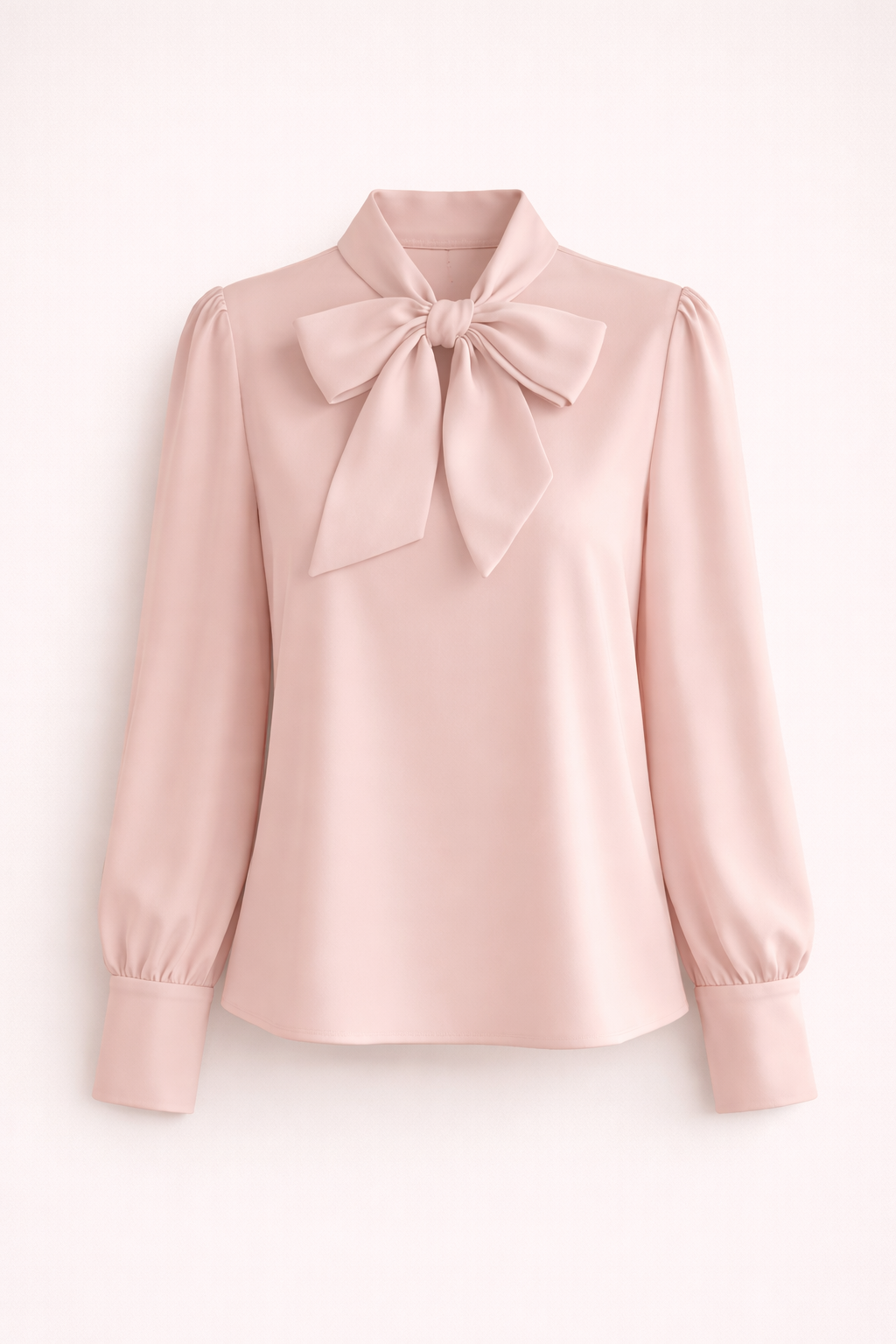 Charlotte Evans | Bow Blouse Satin Touch | Verfijnde vrouwelijkheid met een tijdloze charme