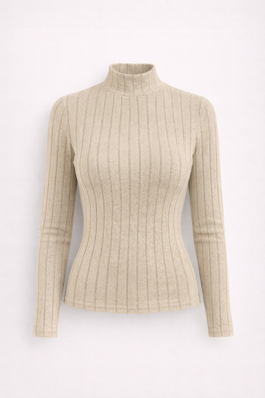 Yasmin Al-Karim | Rib Col Top | Van gewone basics naar stille elegantie