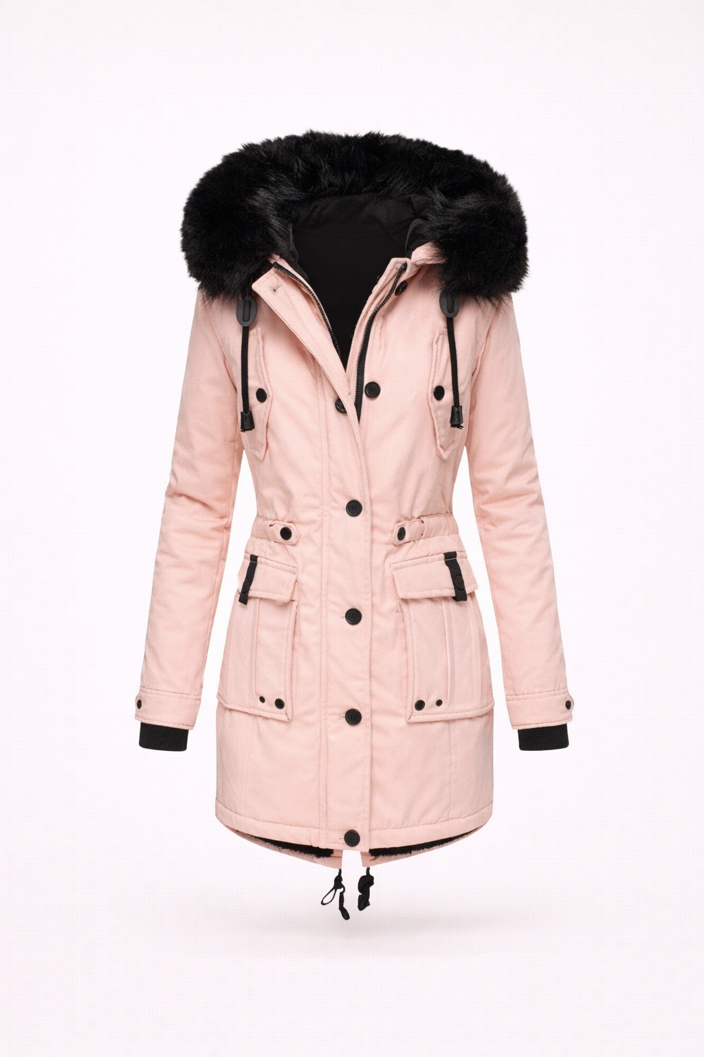 Emily Carter | Luxe Winterjas met Faux Fur | Voel je stijlvol beschermd tegen elke winterkou