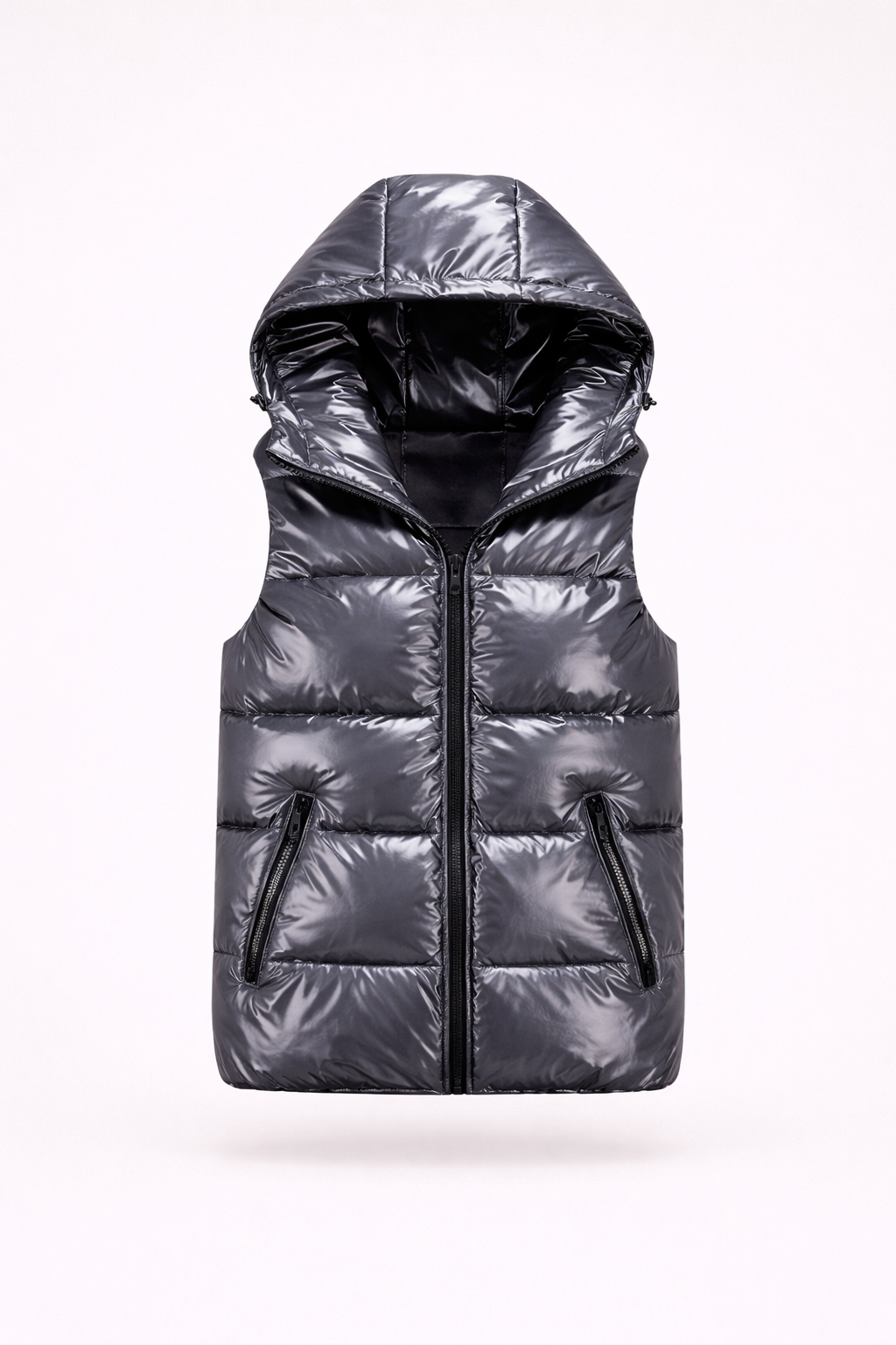 Ava Reynolds | Glanzende Puffer Gilet | Statement-stijl die warmte en kracht uitstraalt