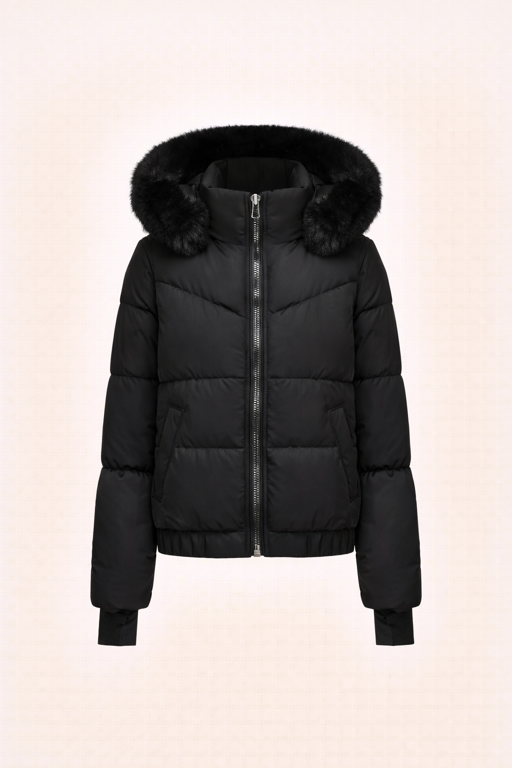 Emily Parker | Cropped Luxe Puffer Jacket | Krachtige elegantie met een verfijnde edge