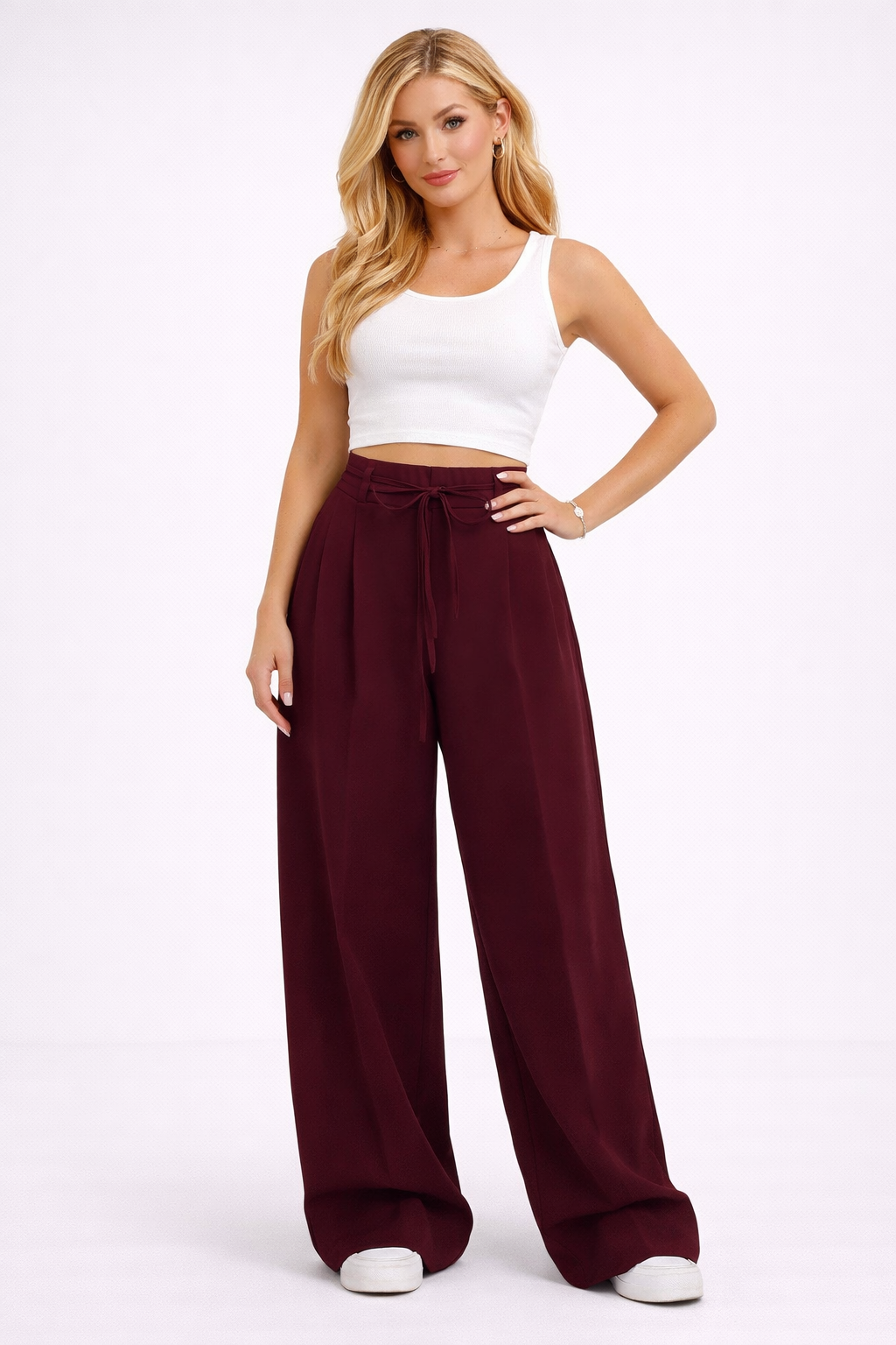 Georgia | Comfortabele Wide Leg Joggingbroek