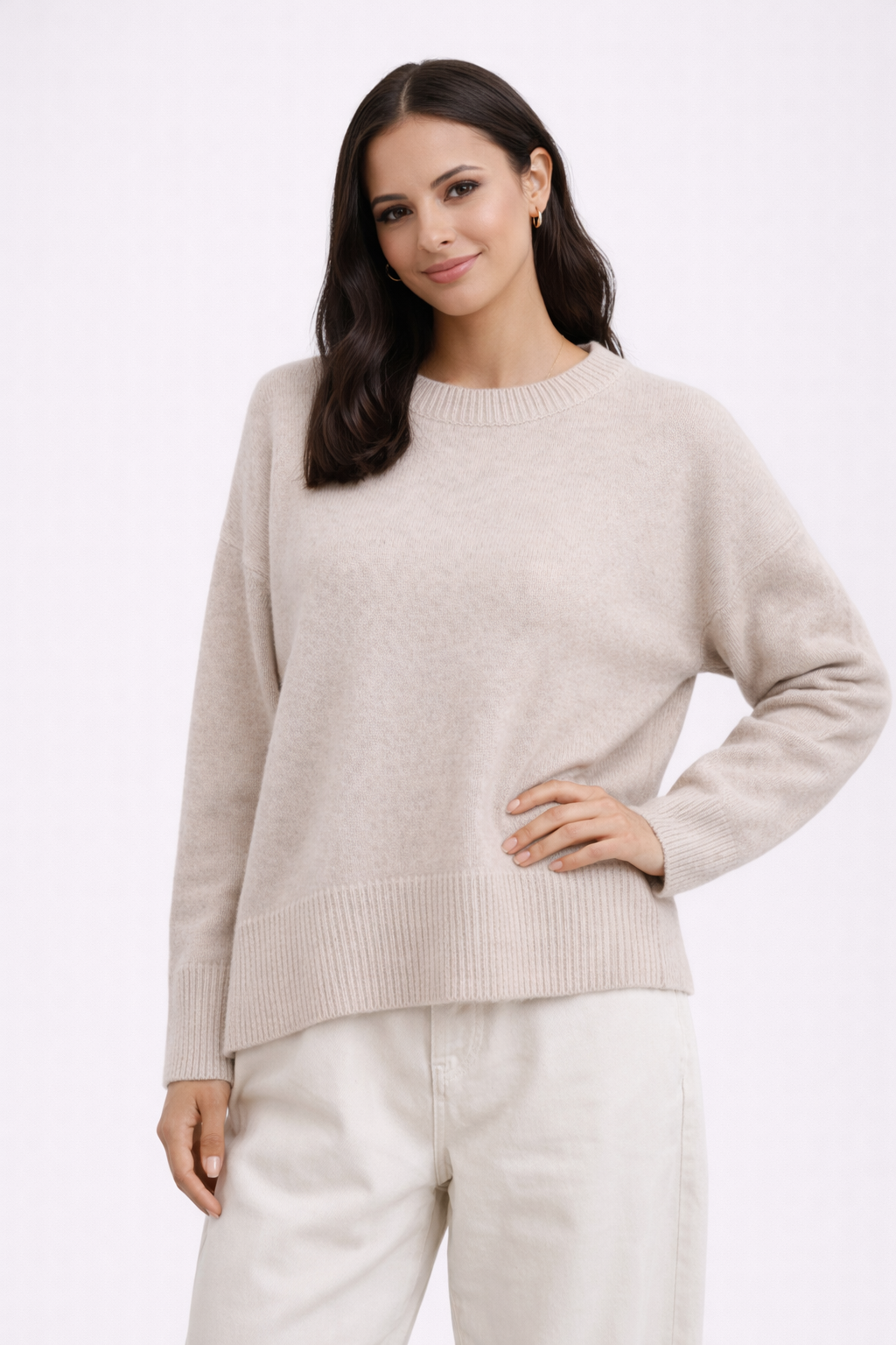 Anastasia | Comfortabele Gebreide Oversized Pullover