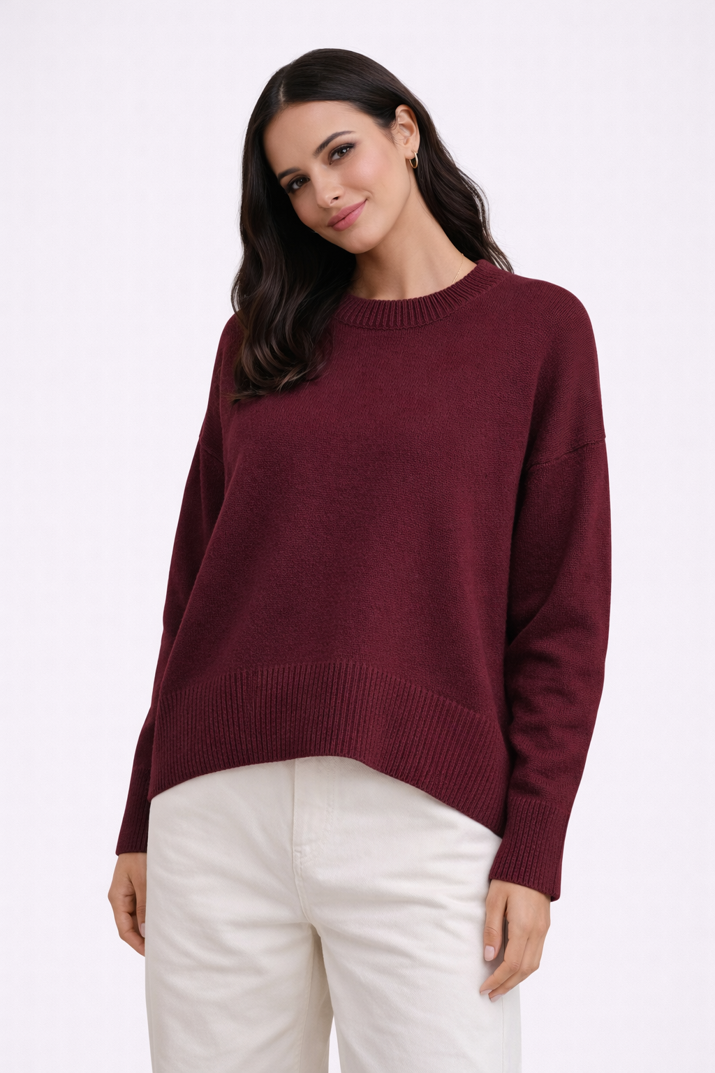 Anastasia | Comfortabele Gebreide Oversized Pullover
