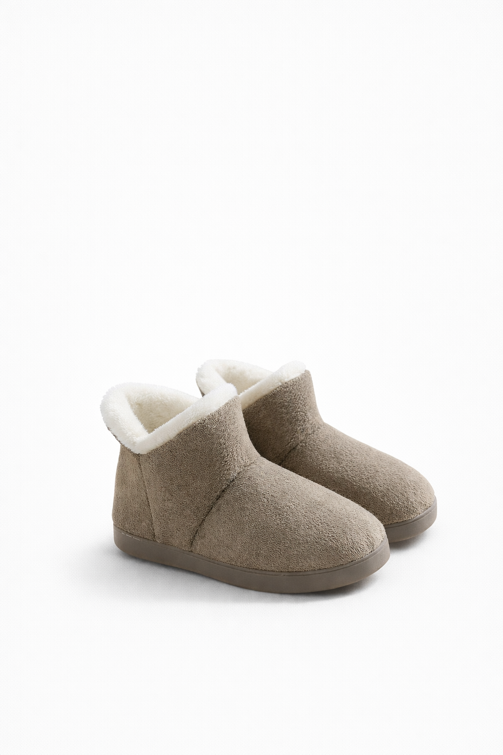 Zachte beige dames winterpantoffels met warme voering en comfortabele pasvorm