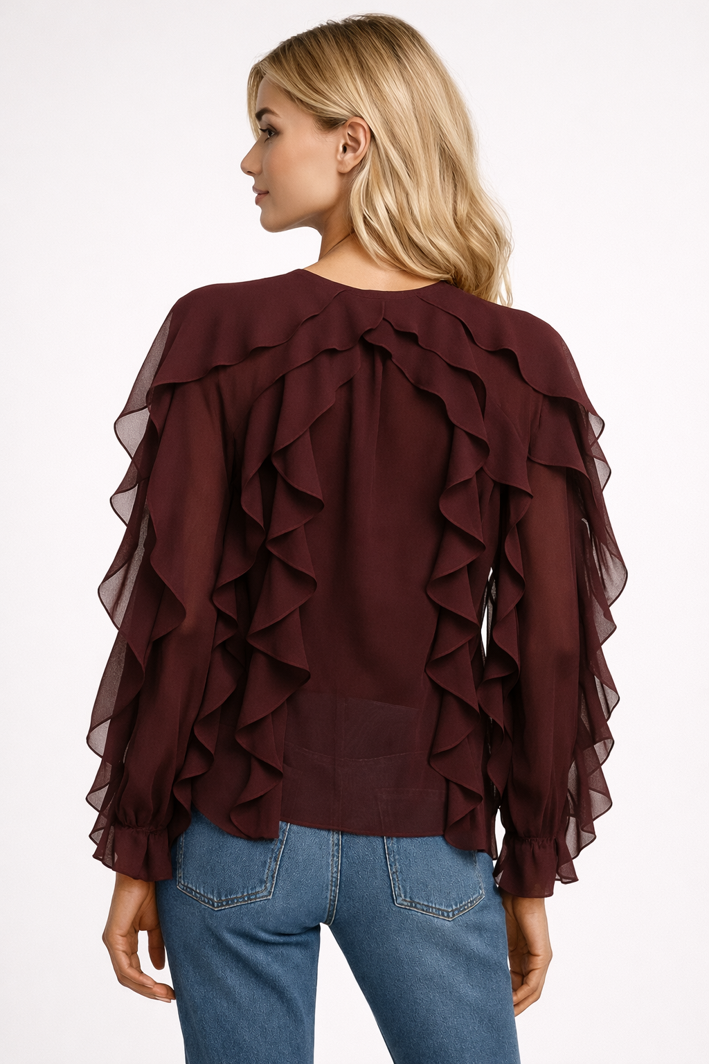 Wednesday | Gelaagde Ruffle Blouse