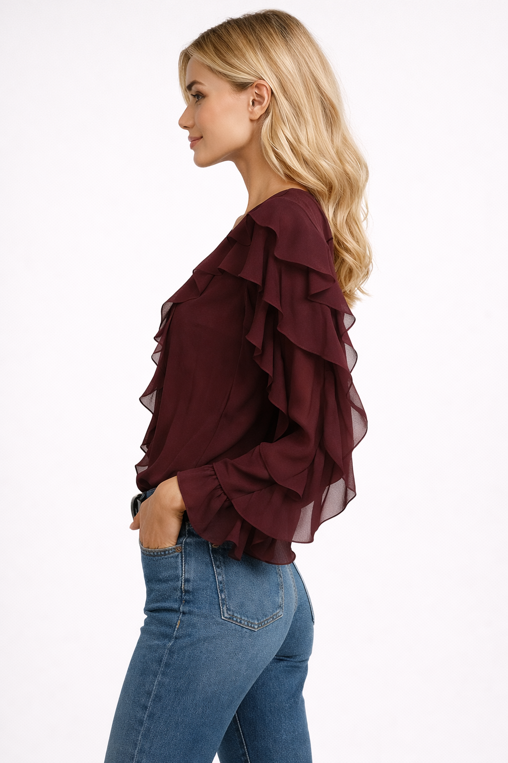 Wednesday | Gelaagde Ruffle Blouse