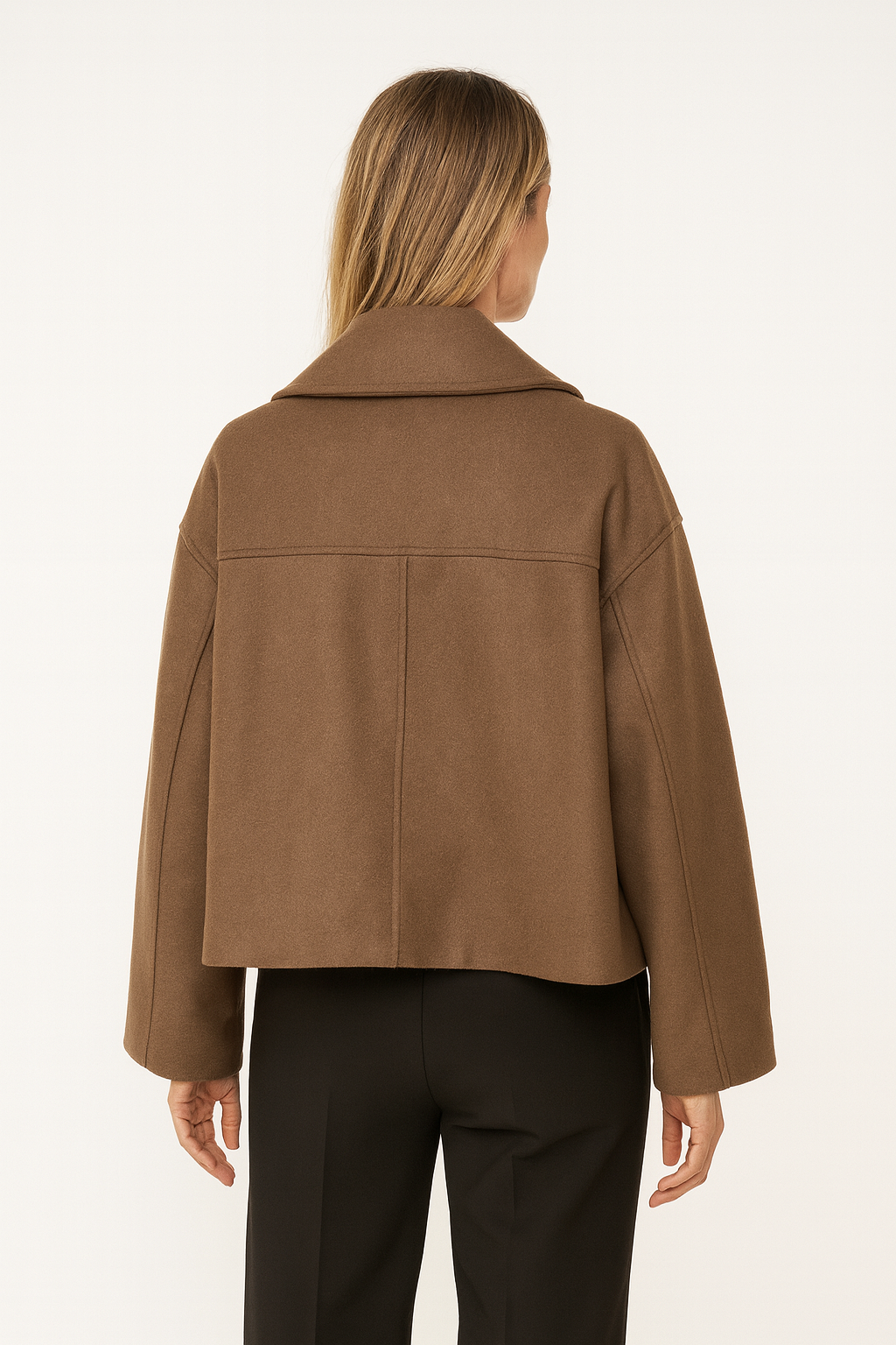 Marisol | Winterse Wolmix Cropped Coat