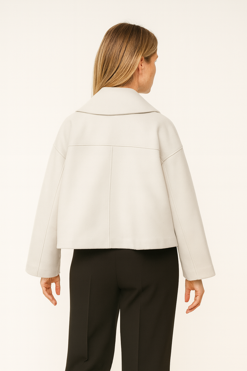 Marisol | Winterse Wolmix Cropped Coat
