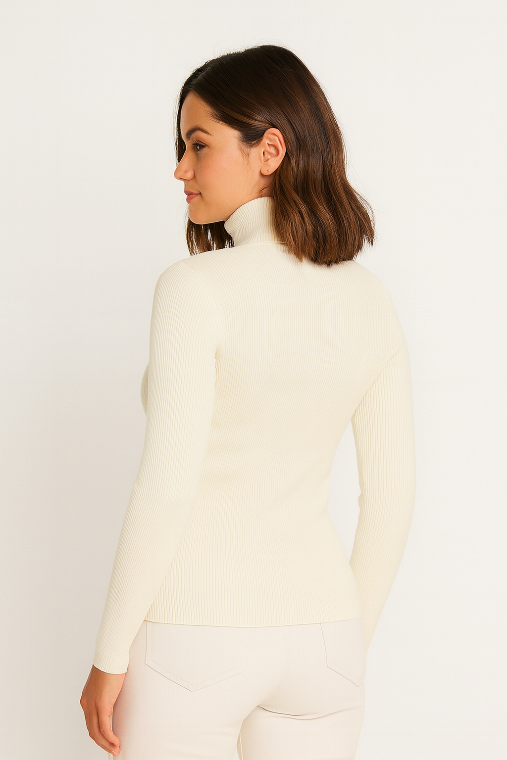 Elara | Warme Ribbed Turtleneck Knit