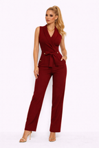 Bodine | Tailored Emerald Power Jumpsuit