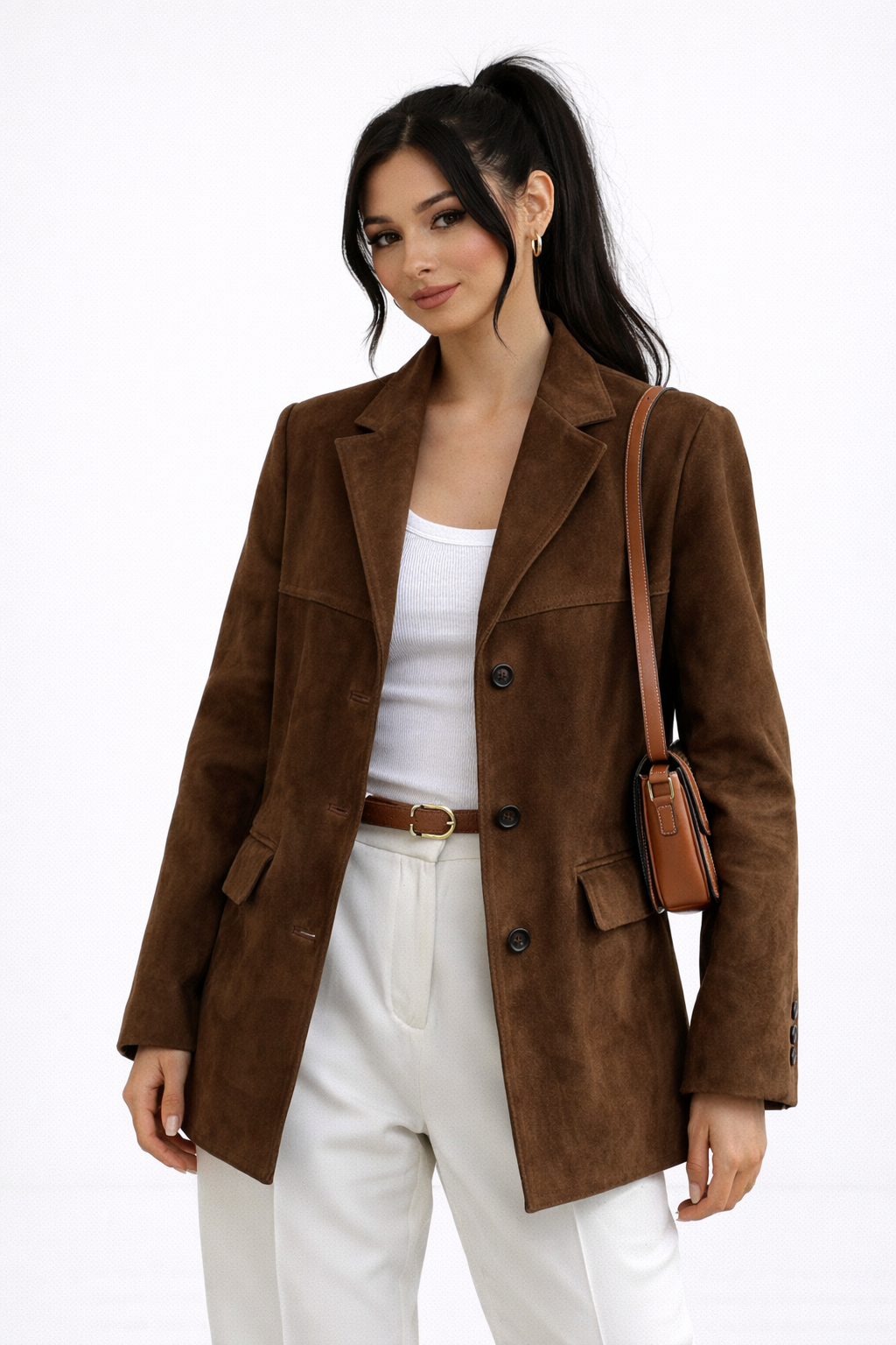 Alesandra | Luxe Suede Look Blazer