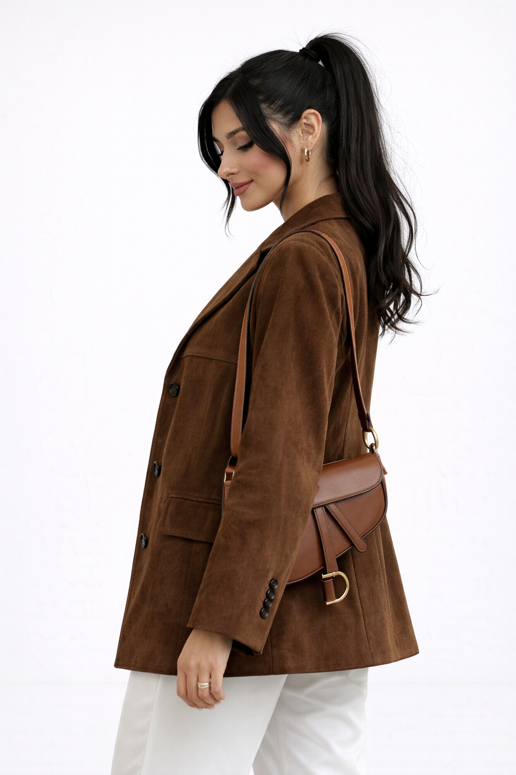 Alesandra | Luxe Suede Look Blazer