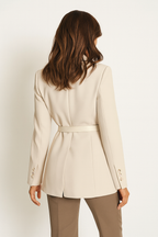 Élise | All-Season Lightweight Belted Long Blazer