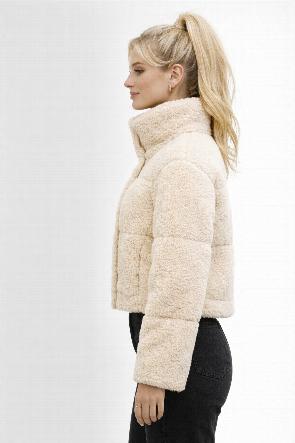 Mathilda | Cozy Teddy Puffer Jacket