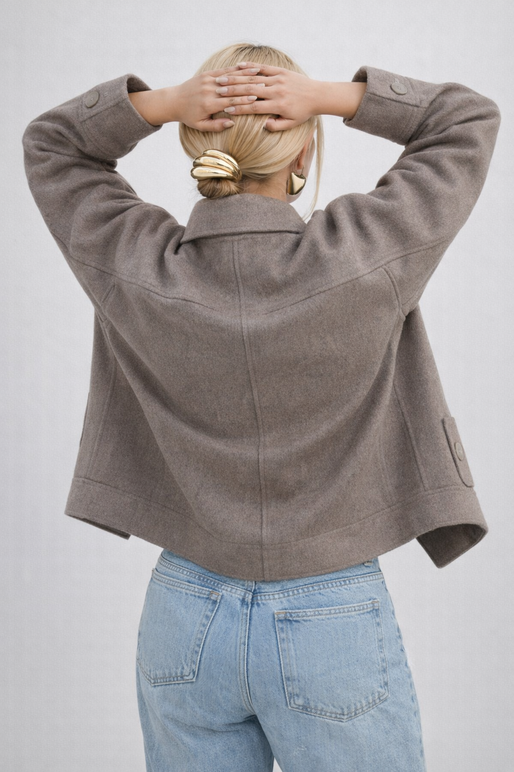 Angelina | Oversized Woollook Jacket