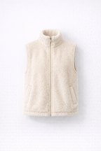 Bobbie | Cozy Teddy Zip Gilet