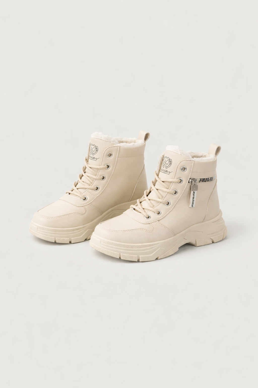 Iris | Warme Chunky Enkellaarsjes met Teddyvoering