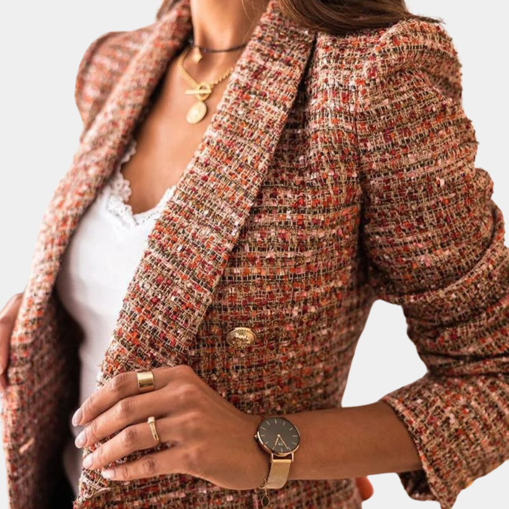 Whitney | Luxe Tweed Longline Blazer