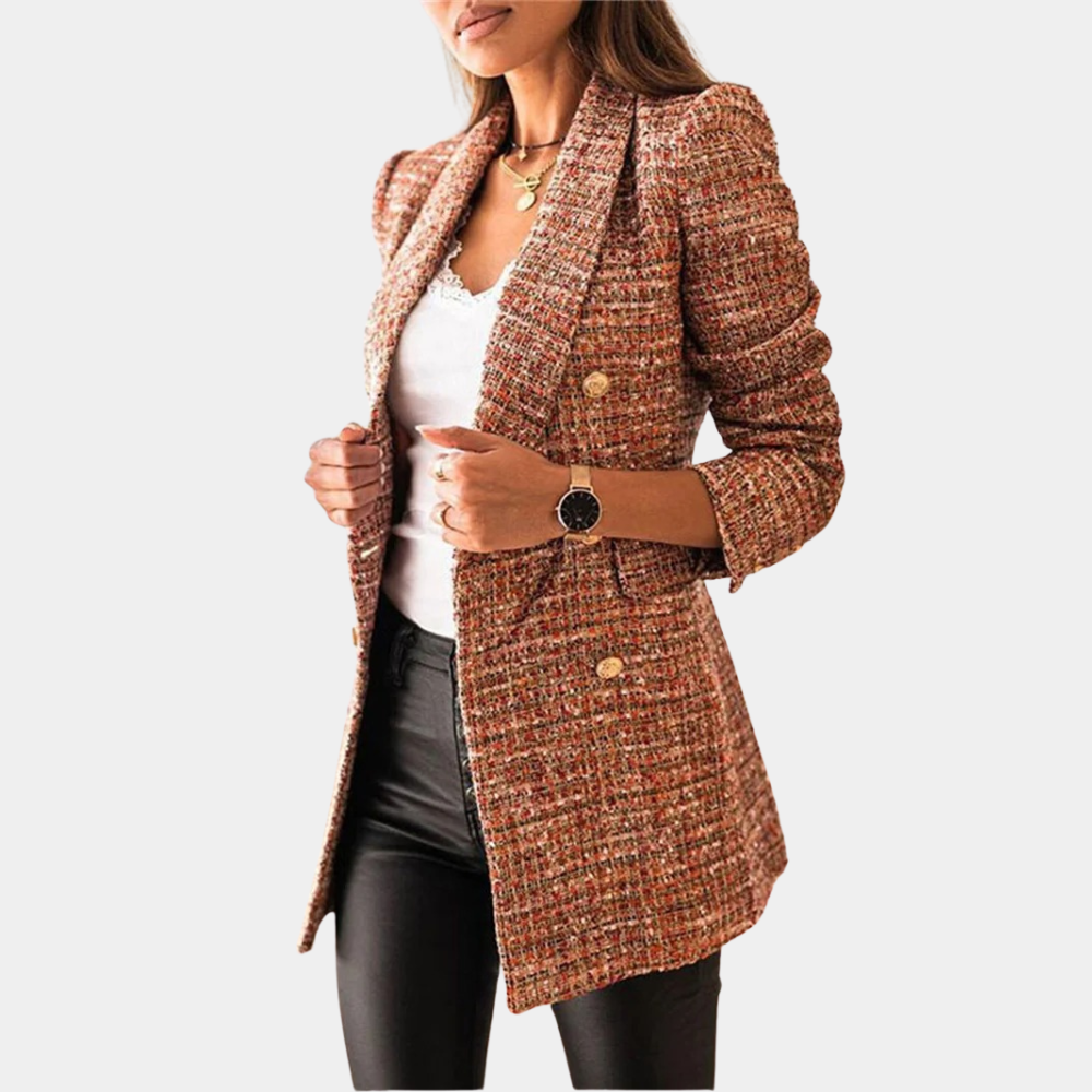 Whitney | Luxe Tweed Longline Blazer