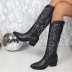 Renee | Western Cowboy Boots met Contraststiksel