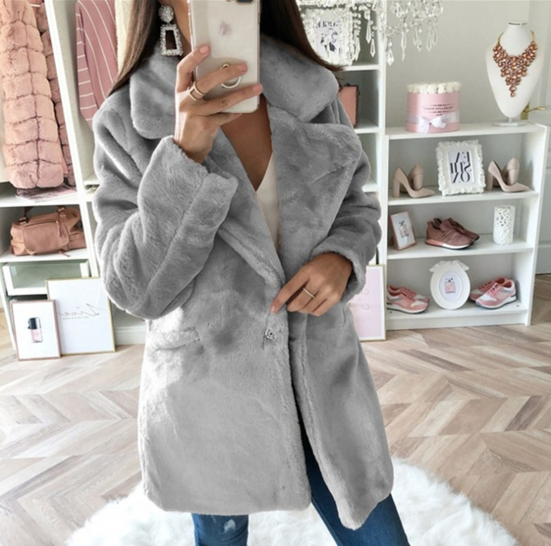 Amélie | Winter – Zachte Teddyfeel Reversmantel