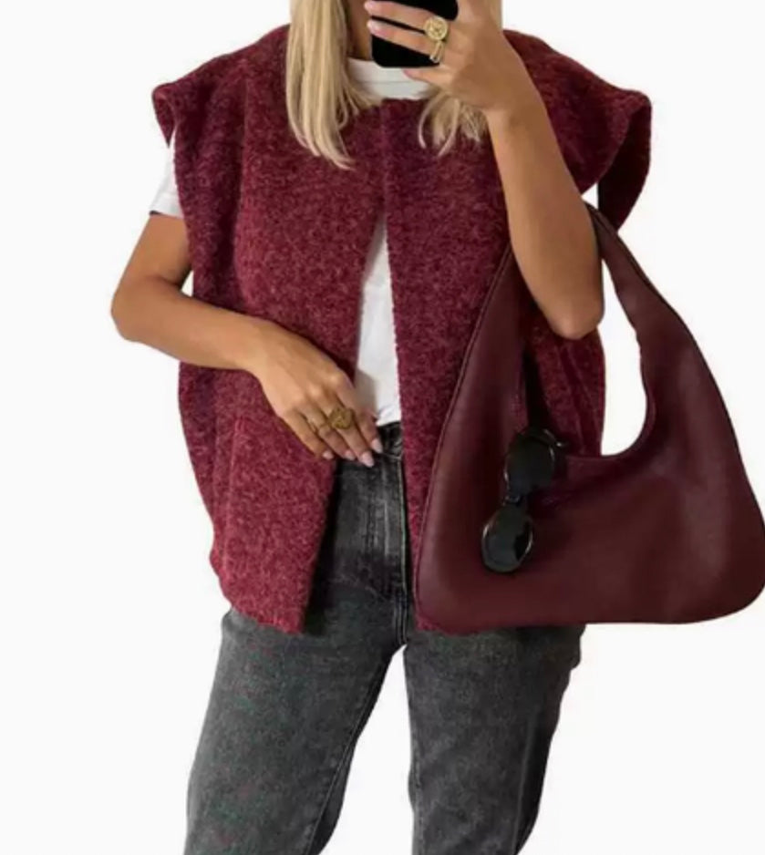 Taylor Monroe | Mouwloos Vest met Tijdloze Minimalistische Look