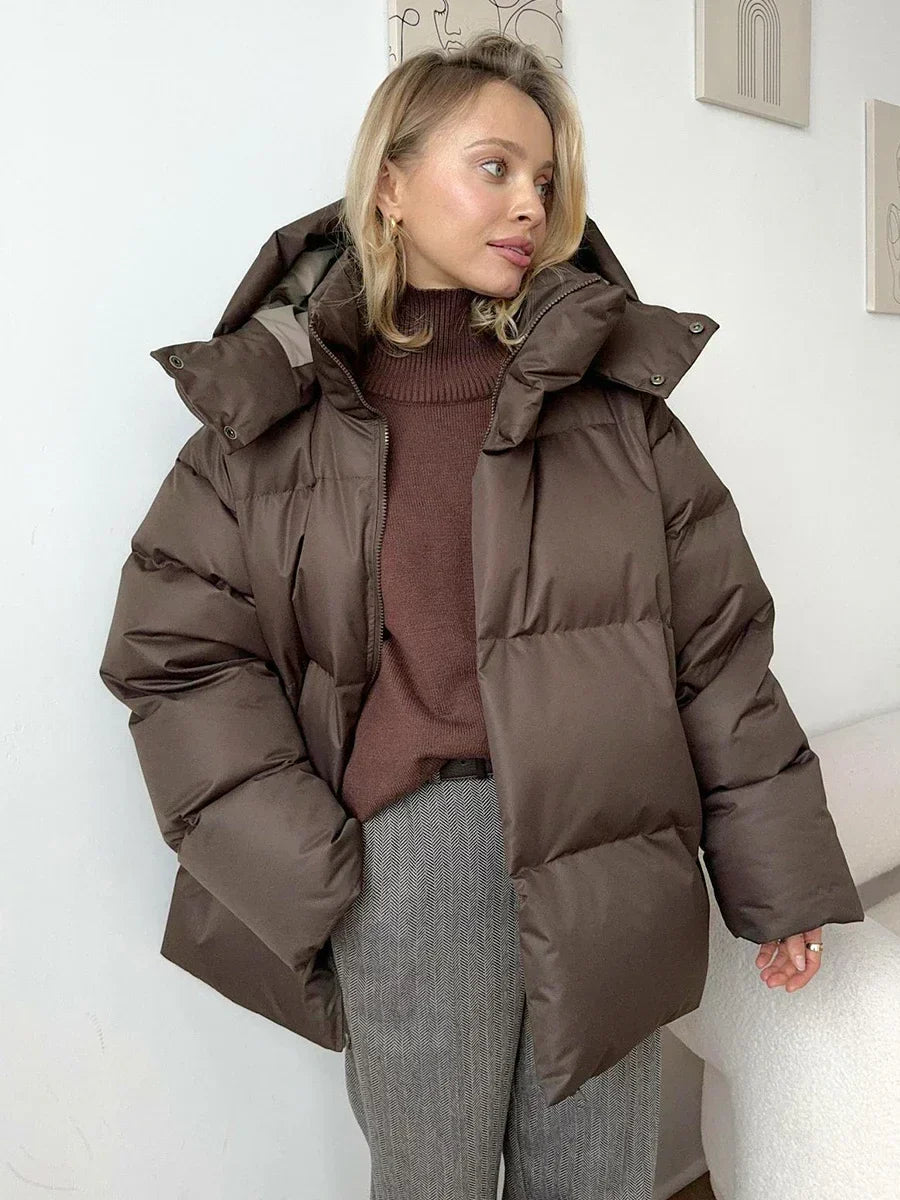 Stephanie | Winter Quilted Oversized Puffer Jacket