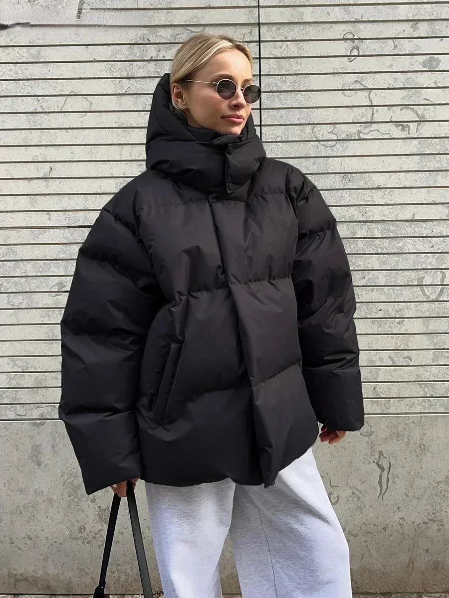 Stephanie | Winter Quilted Oversized Puffer Jacket