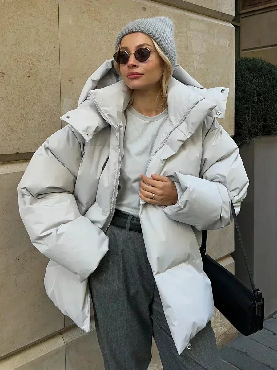 Stephanie | Winter Quilted Oversized Puffer Jacket