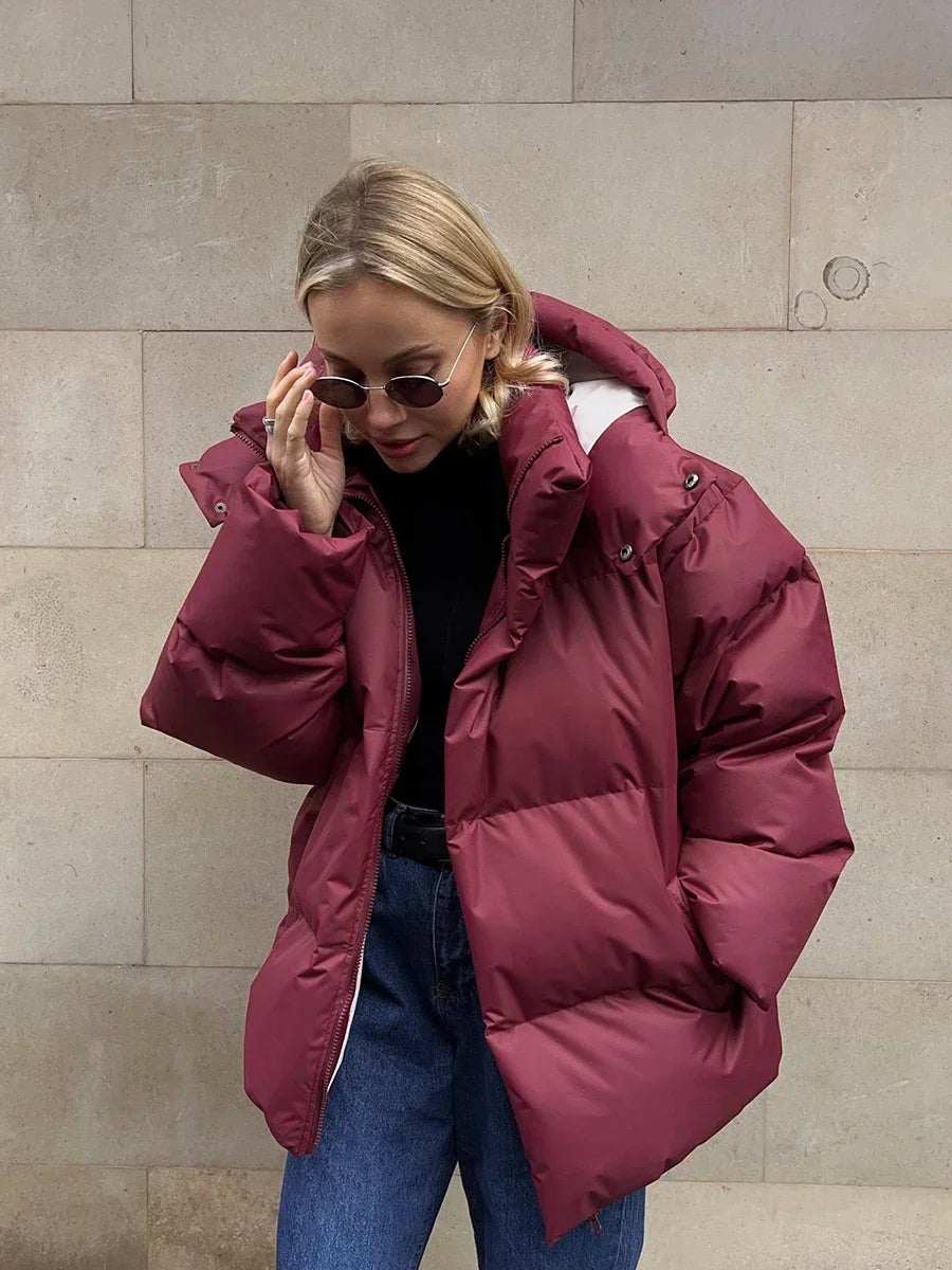 Stephanie | Winter Quilted Oversized Puffer Jacket