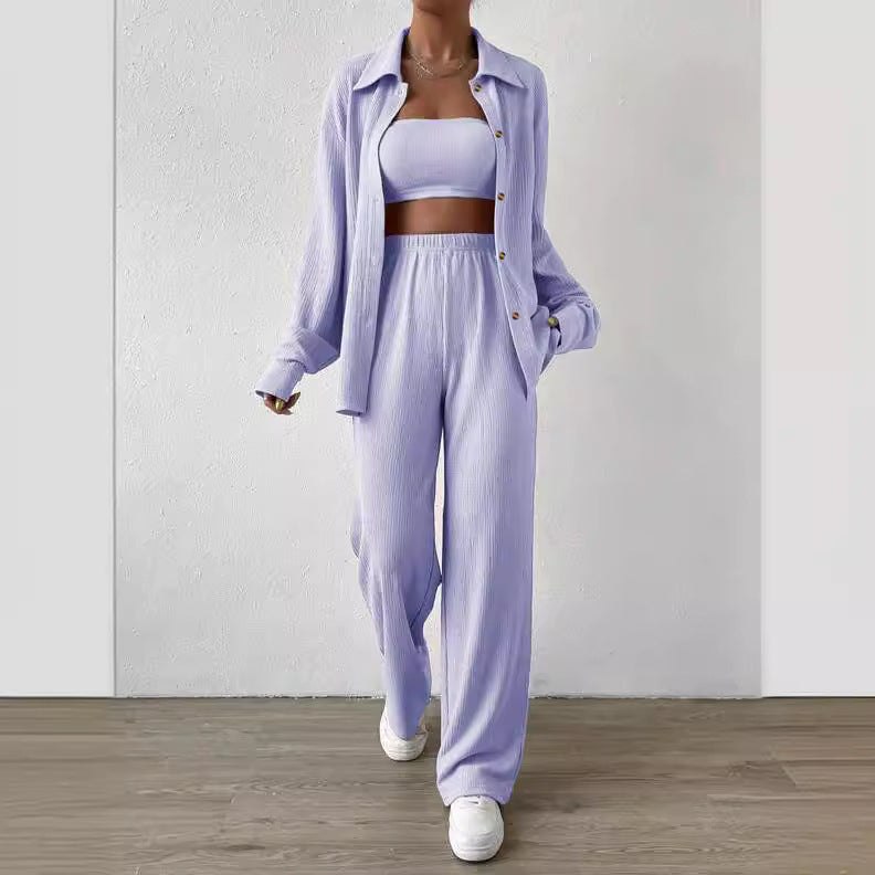 Camille D’Ardenne | Minimal Riblook Lounge Set
