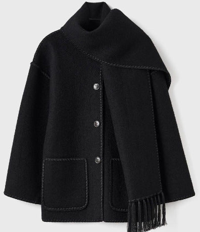 Rarra | Statement Trim Hooded Jacket