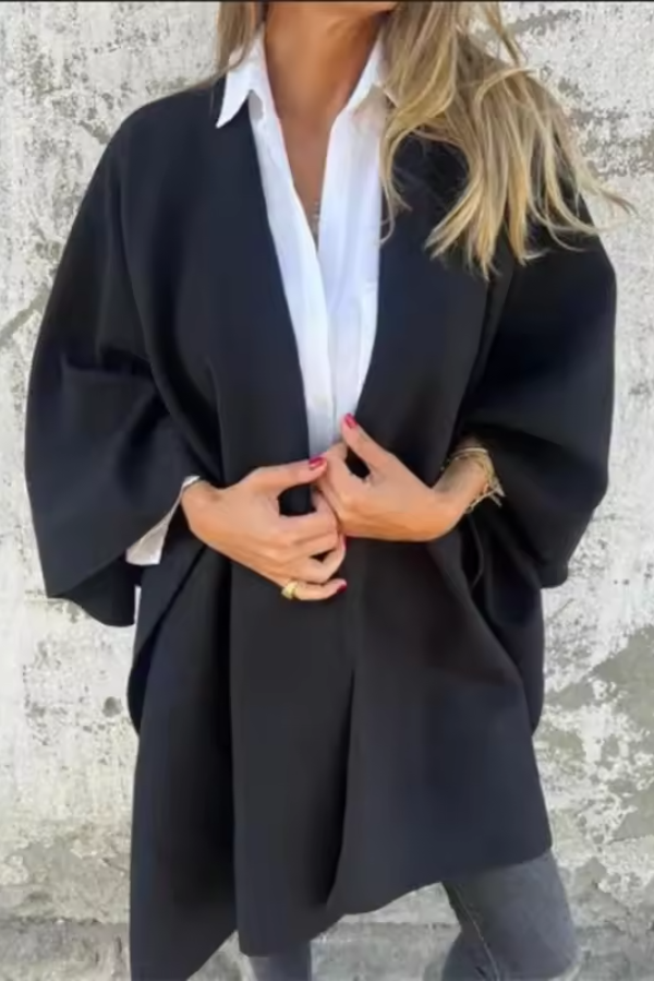 Delila | Soft Drape Oversized Cape Coat