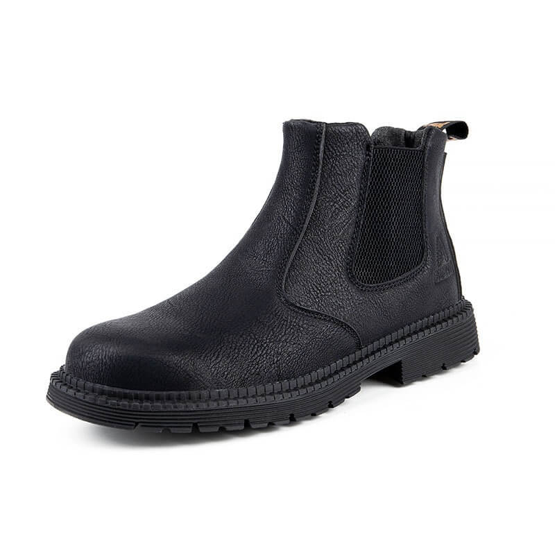 Tisha | Zwarte Chelsea Boots met Chunky Zool