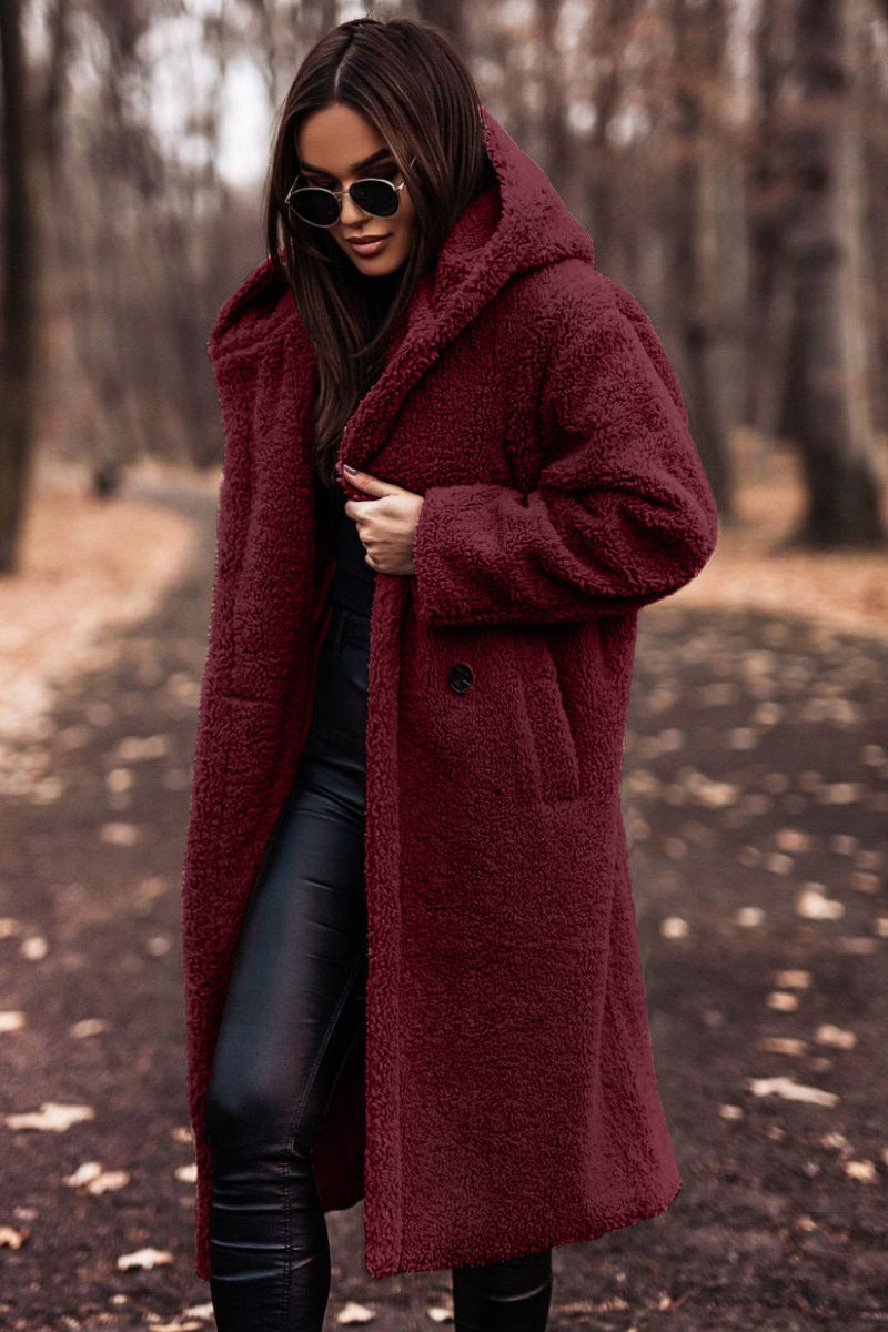 Sherina | Luxe Teddy Long Coat